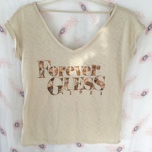 Guess tee open back S